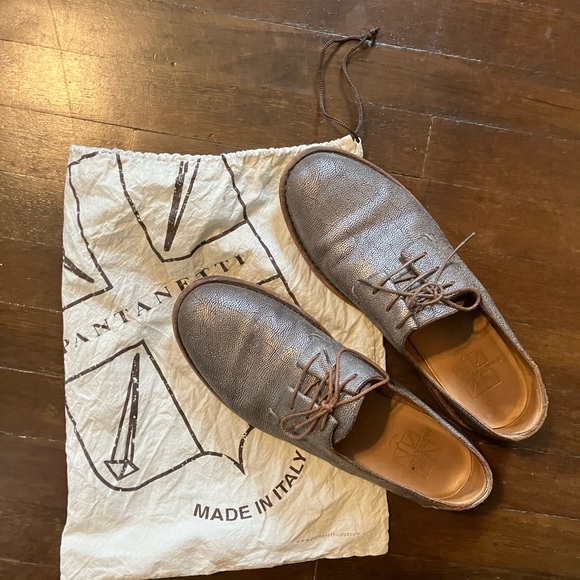 Pantanetti Leather Loafers Made in Italy Size 8